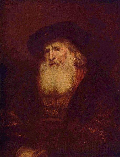 REMBRANDT Harmenszoon van Rijn Portrait of a Bearded Man